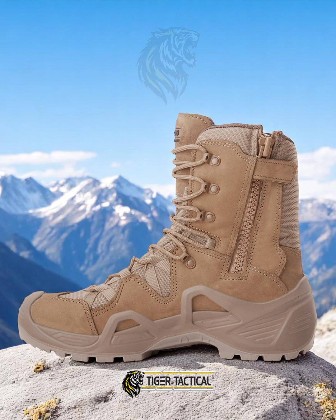 Yds Astor Fermuarlı 4 Mevsim Bot – COYOTE - Görsel 4