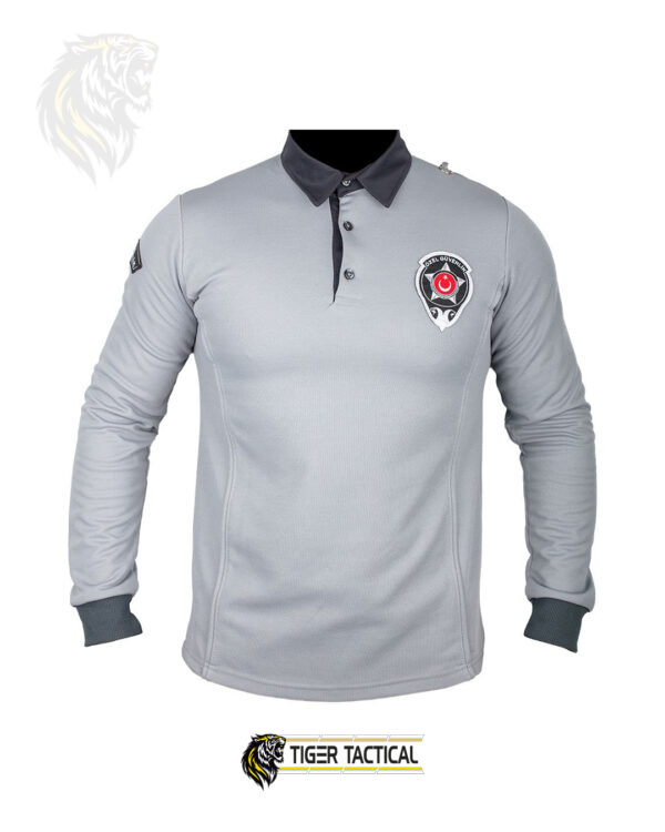 Özel Güvenlik Uzun Kollu Şardonlu T-shirt