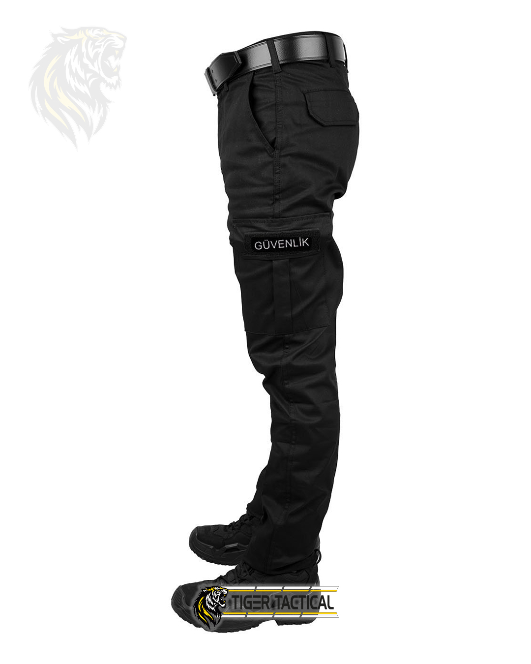 Güvenlik Gabardin Likralı Kargo Pantolon