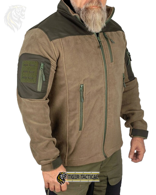 Lüx Taktik Polar Ceket – Haki