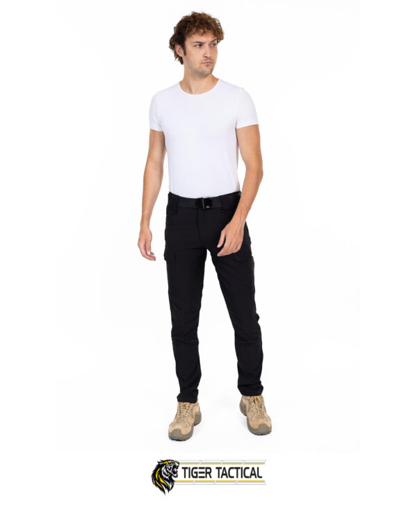 AKN 512 Taktik  Siyah Likralı Pantolon