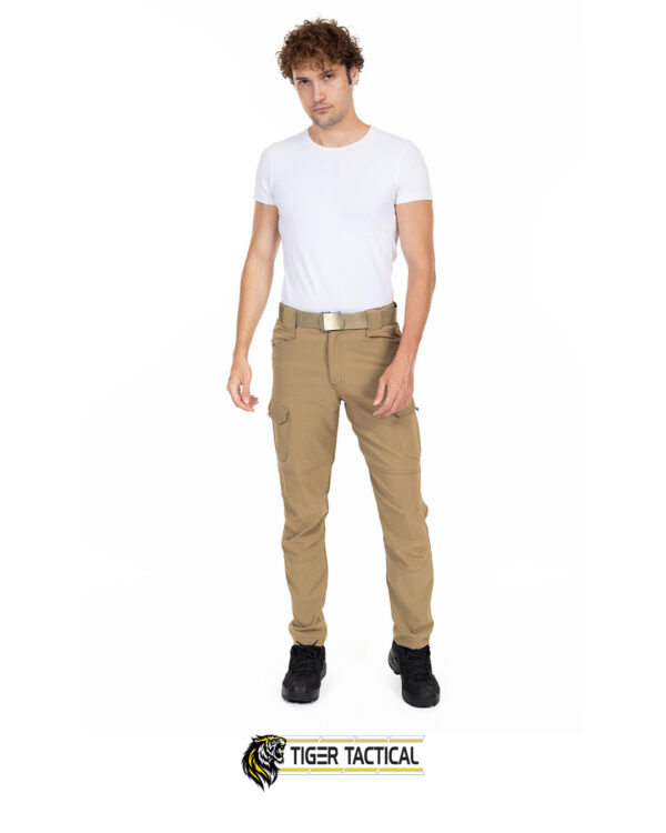 AKN 512 Taktik  Bej Likralı Pantolon