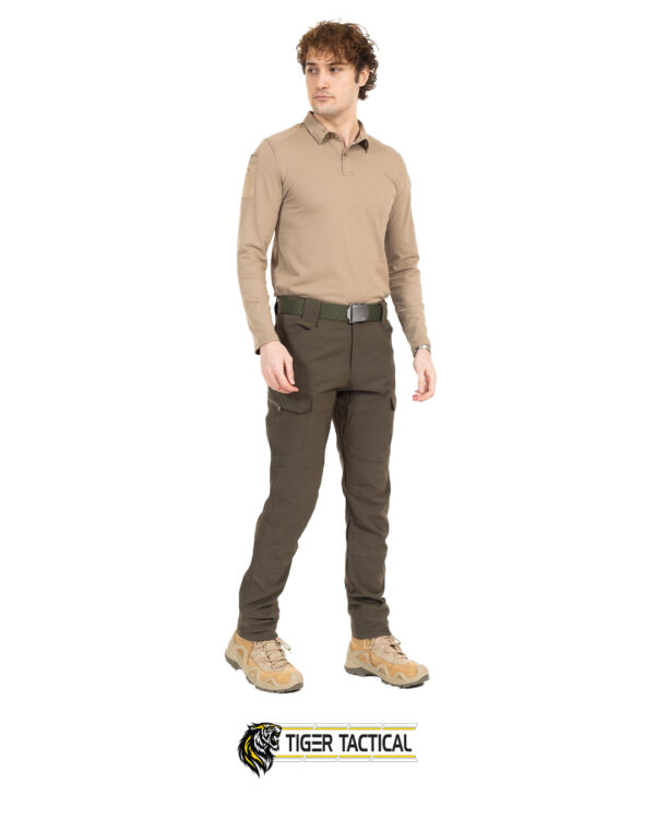 AKN 512 Taktik  Haki  Likralı Pantolon