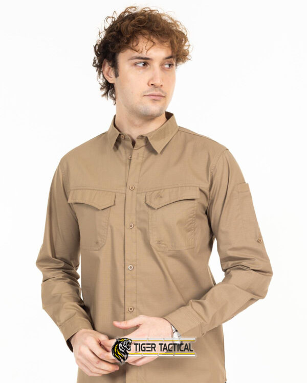 AKN 313 PREMIUM RIPSTOP TAKTİK GÖMLEK-BEJ