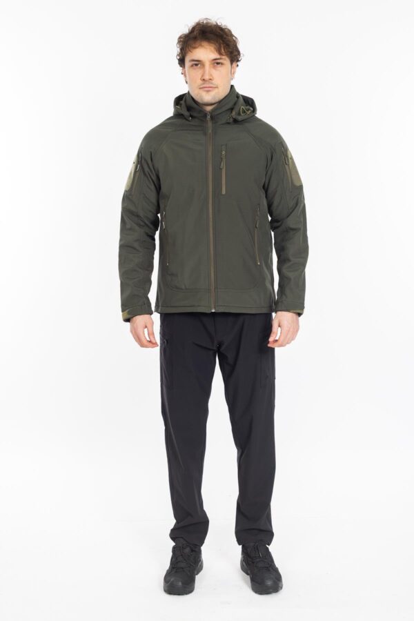 Haki Double Su Geçirmez Softshell Taktik Mont AKN 451
