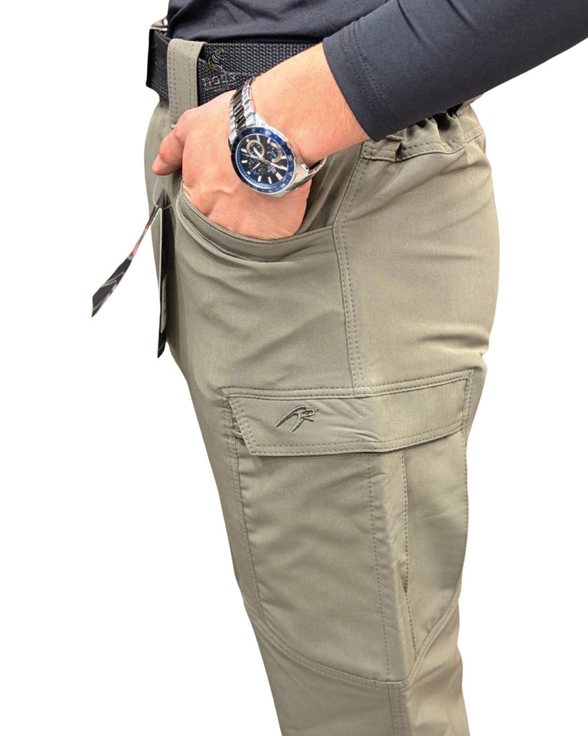 Runnos Düz Cepli Taktik Pantolon Haki