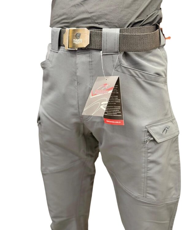 Runnos Düz Cepli Taktik Pantolon Antrasit
