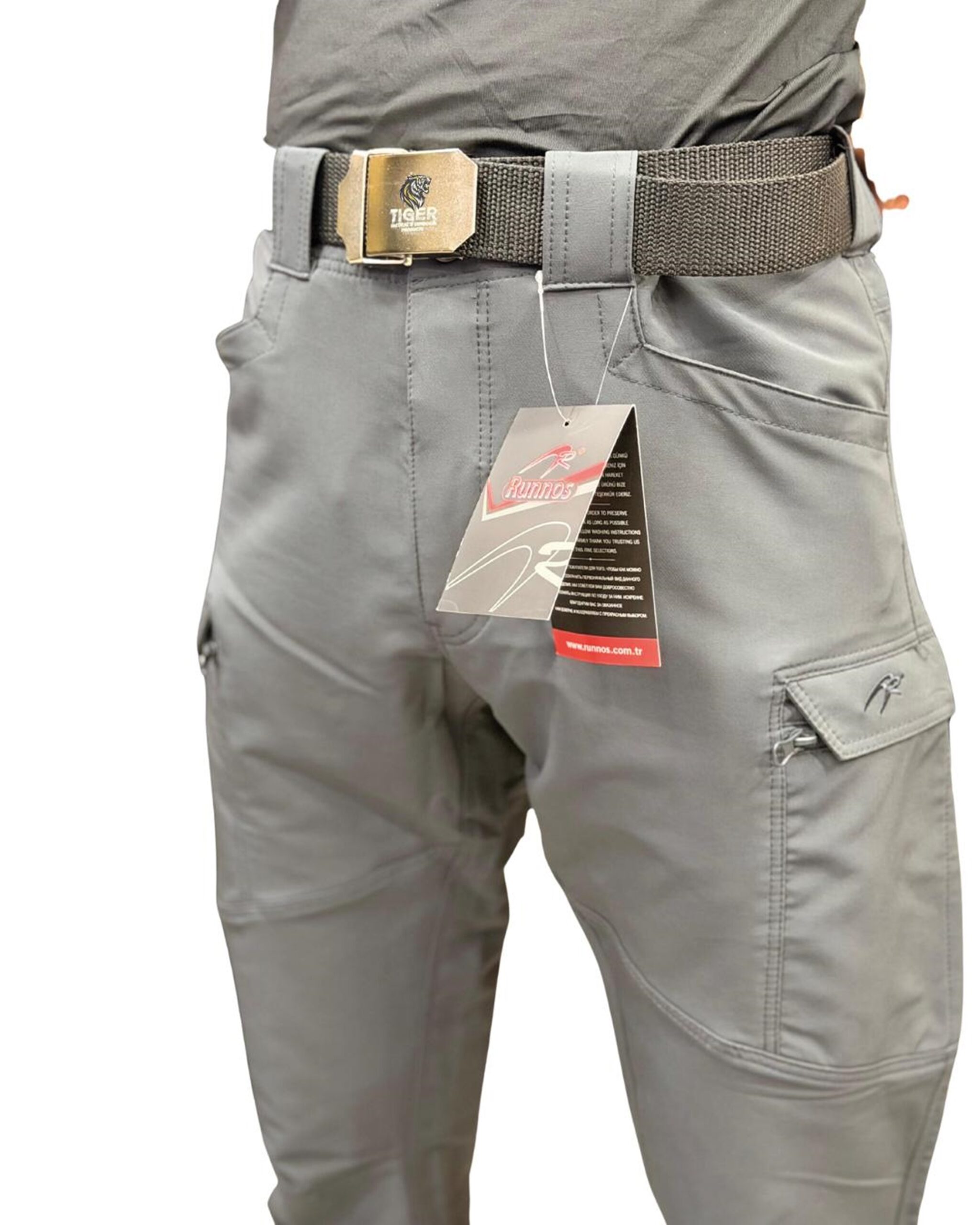 Runnos Düz Cepli Taktik Pantolon Antrasit