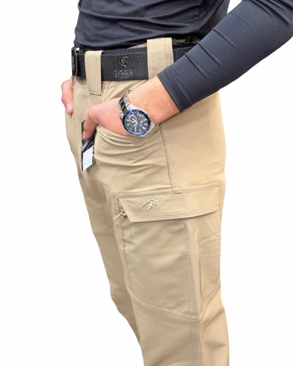 Runnos Düz Cepli Taktik Pantolon Bej