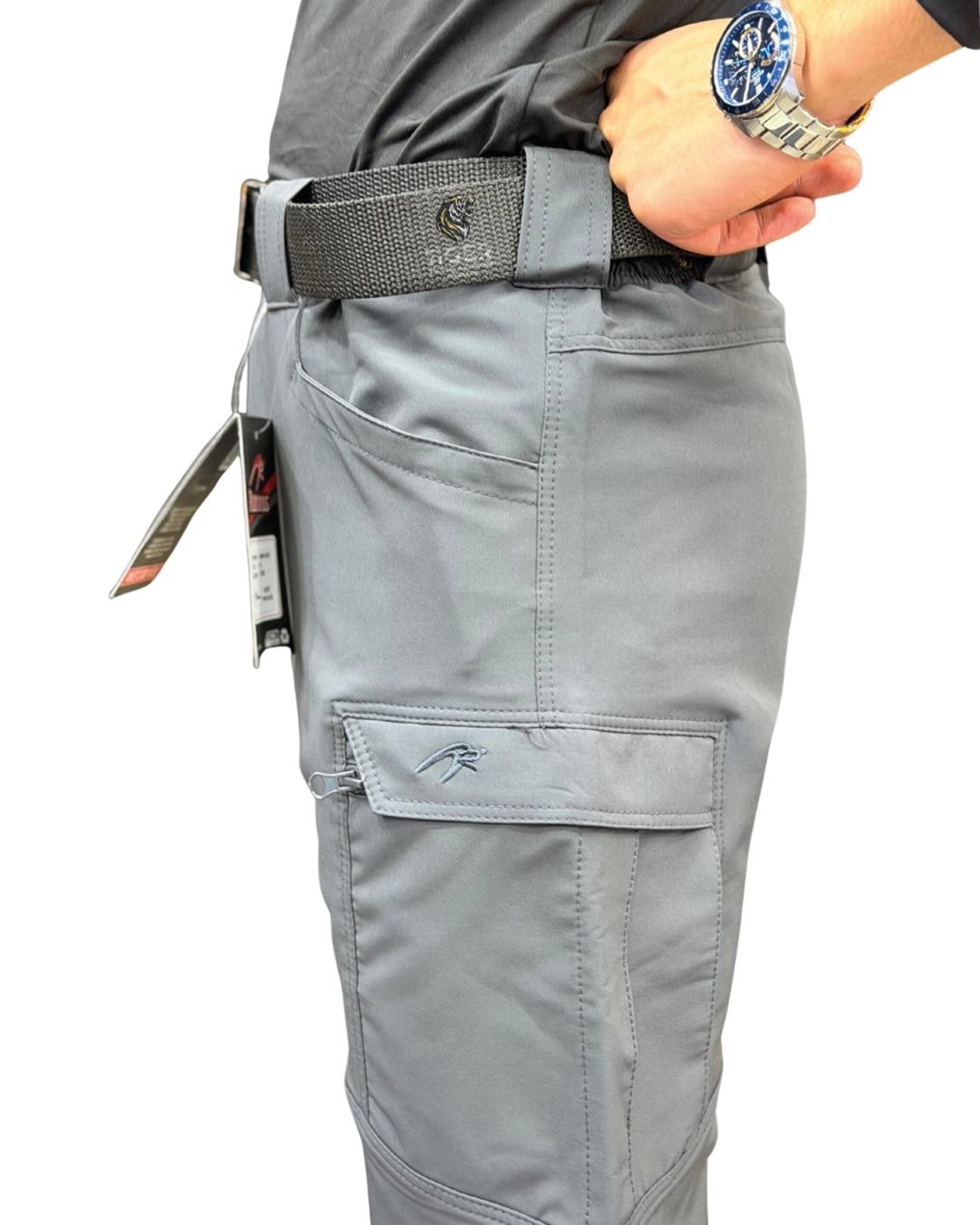 Runnos Düz Cepli Taktik Pantolon Antrasit - Görsel 2