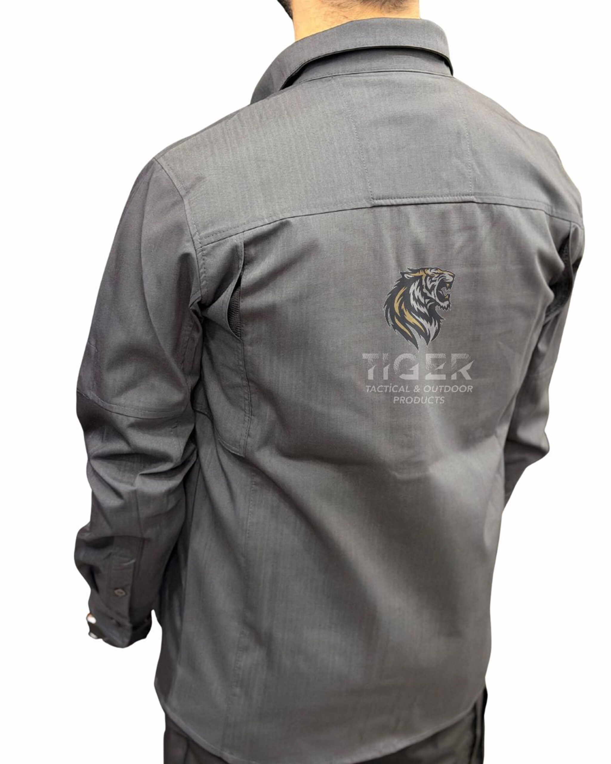 Runnos Ripstop Kumaş Premium Likralı Taktik Gömlek Antrasit - Görsel 4