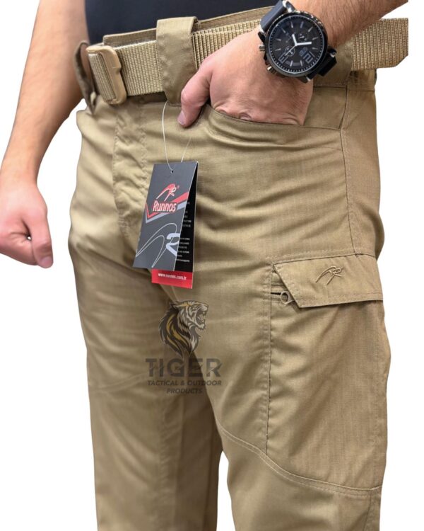 Runnos Ripstop Kumaş Likralı Premium Taktik Pantolon Bej