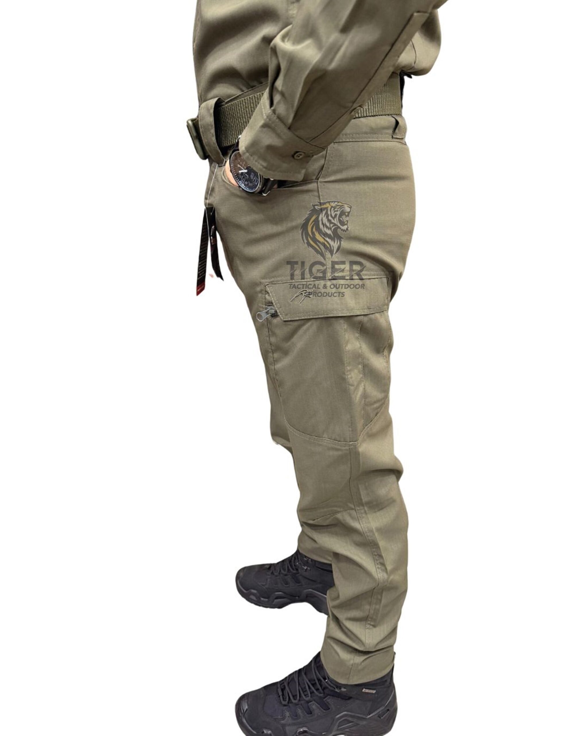 Runnos Ripstop Kumaş Likralı Premium Taktik Pantolon HAKİ - Görsel 4