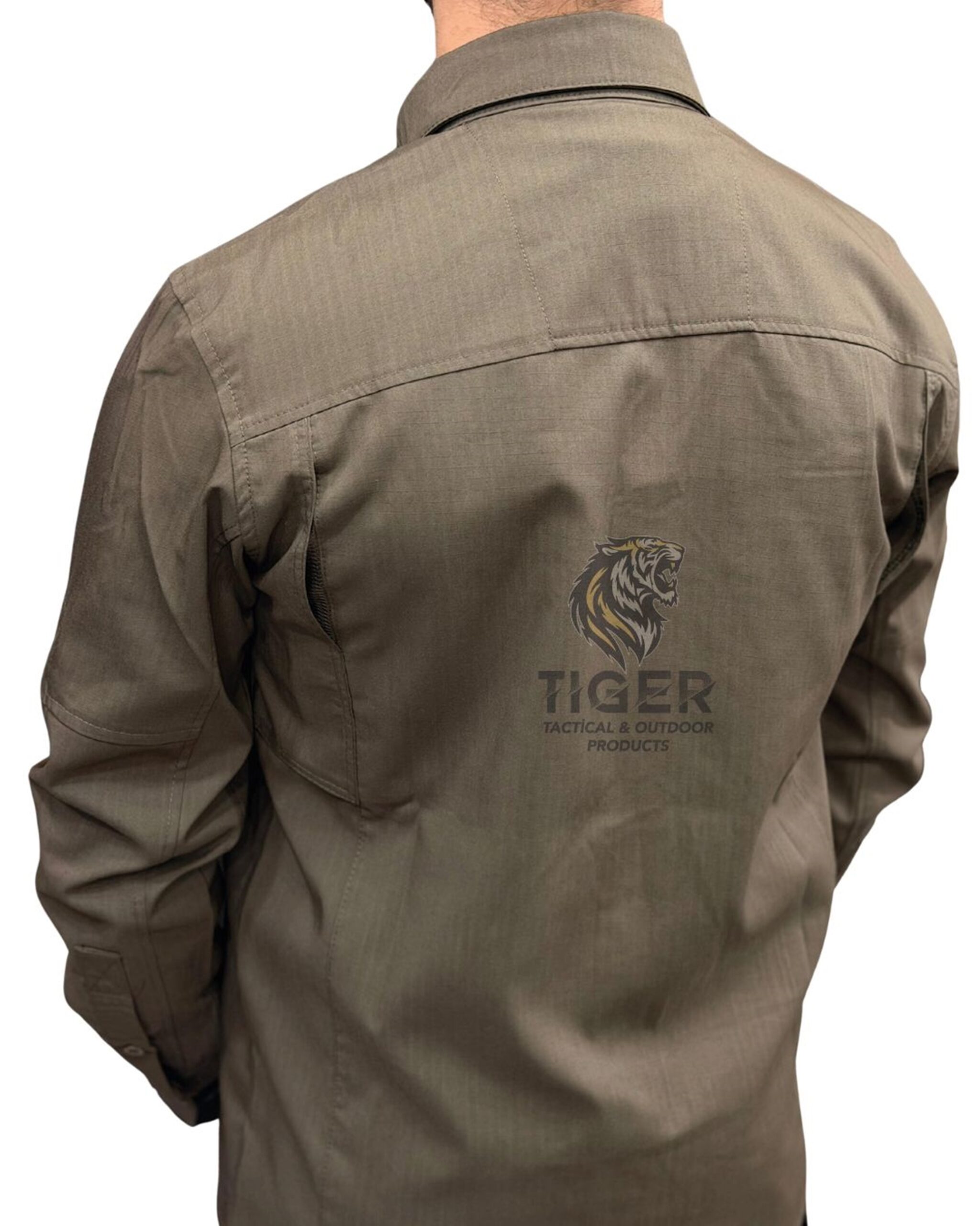 Runnos Ripstop Kumaş Premium Likralı Taktik Gömlek Haki - Görsel 5