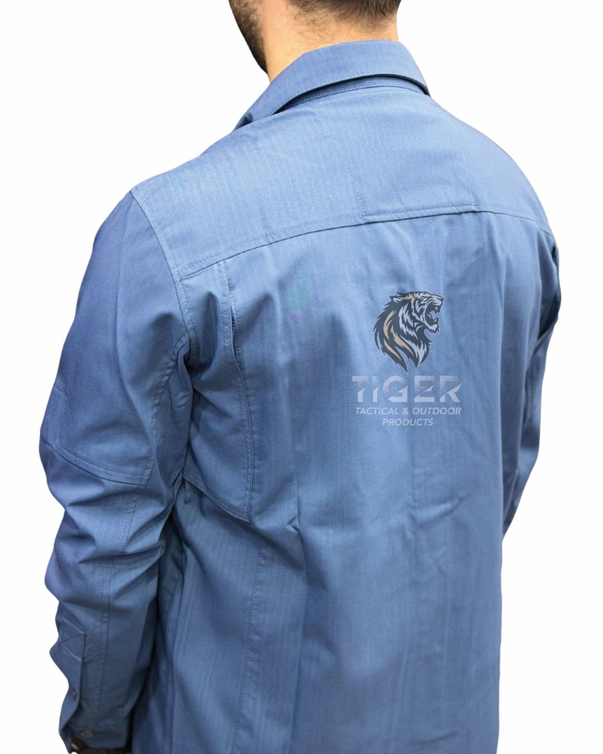 Runnos Ripstop Kumaş Premium Likralı Taktik Gömlek Mavi - Görsel 4