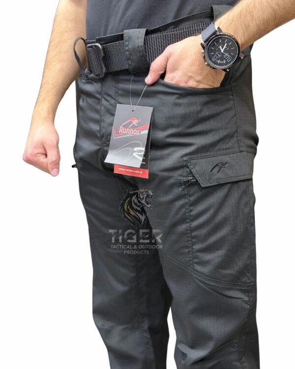 Runnos Ripstop Kumaş Likralı Premium Taktik Pantolon Siyah