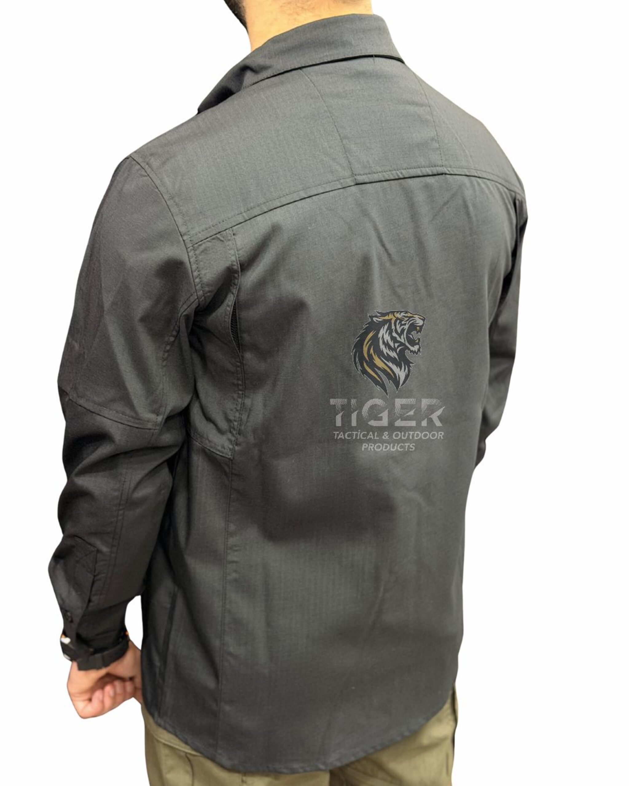 Runnos Ripstop Kumaş Premium Likralı Taktik Gömlek Siyah - Görsel 6