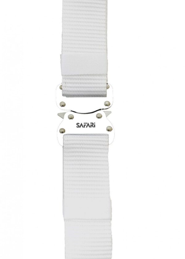 Metal Toka Taktik Palaska 5 cm Beyaz